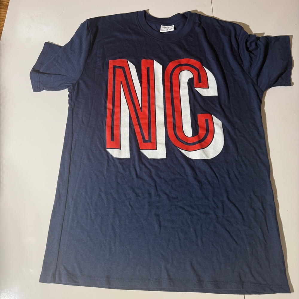 Where I'm From North Carolina NC Graphic T-Shirt Mens Medium Navy Blue Tri-Blend